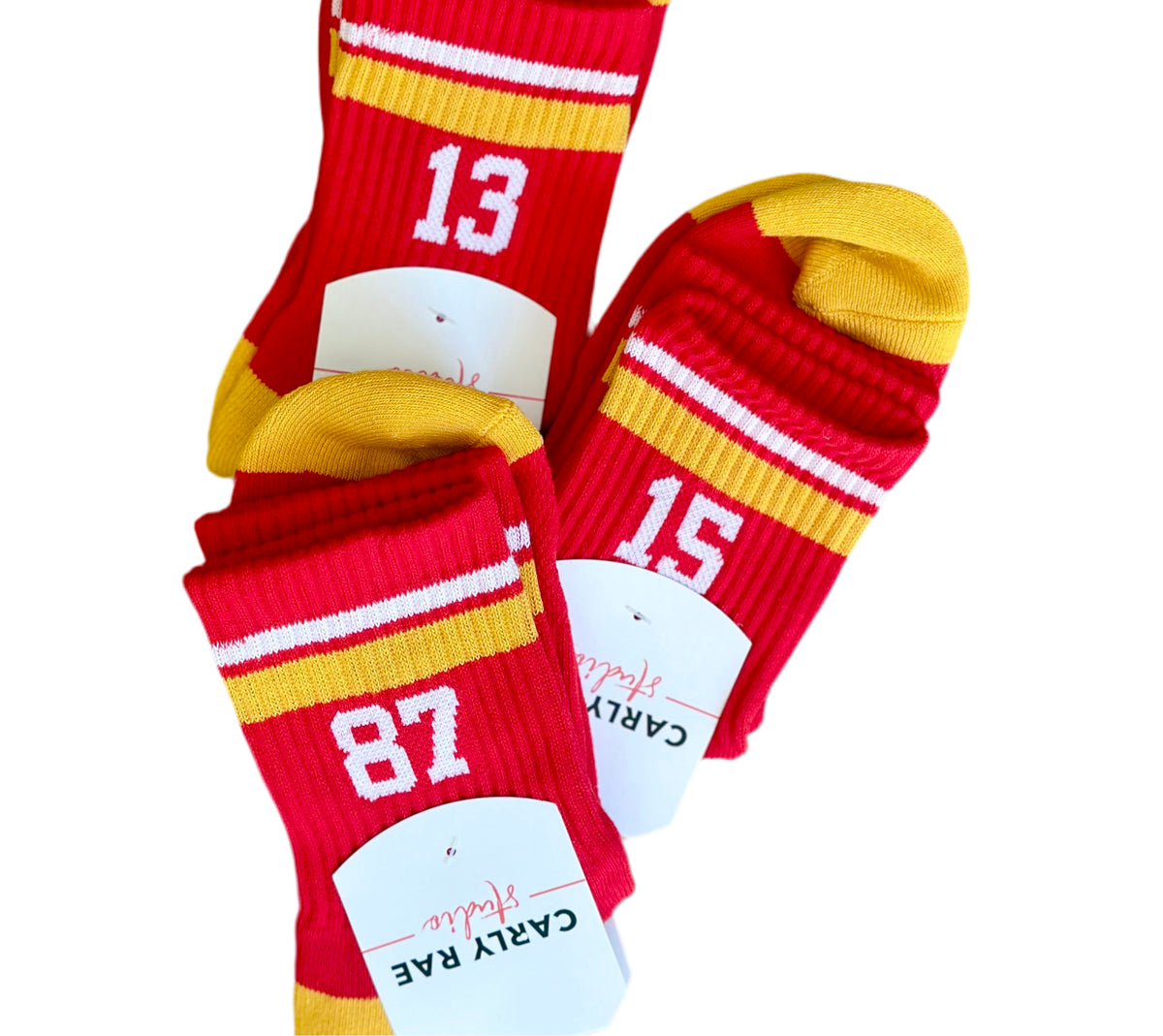 Kansas City Crew Socks - Red 15