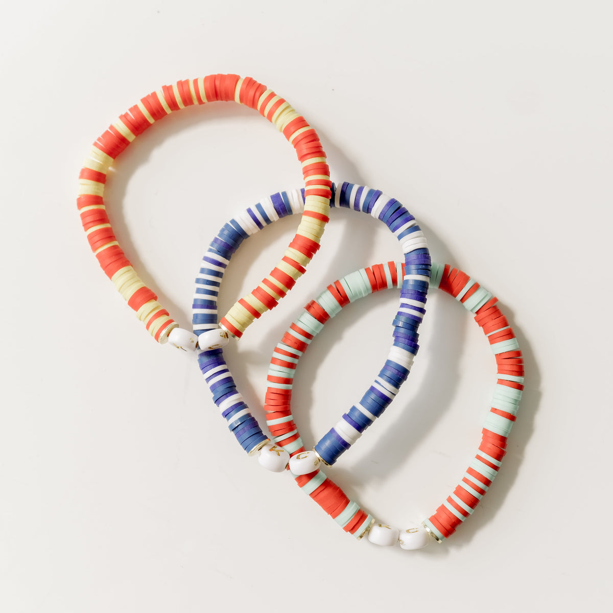 KC Bracelet - Teal + Red