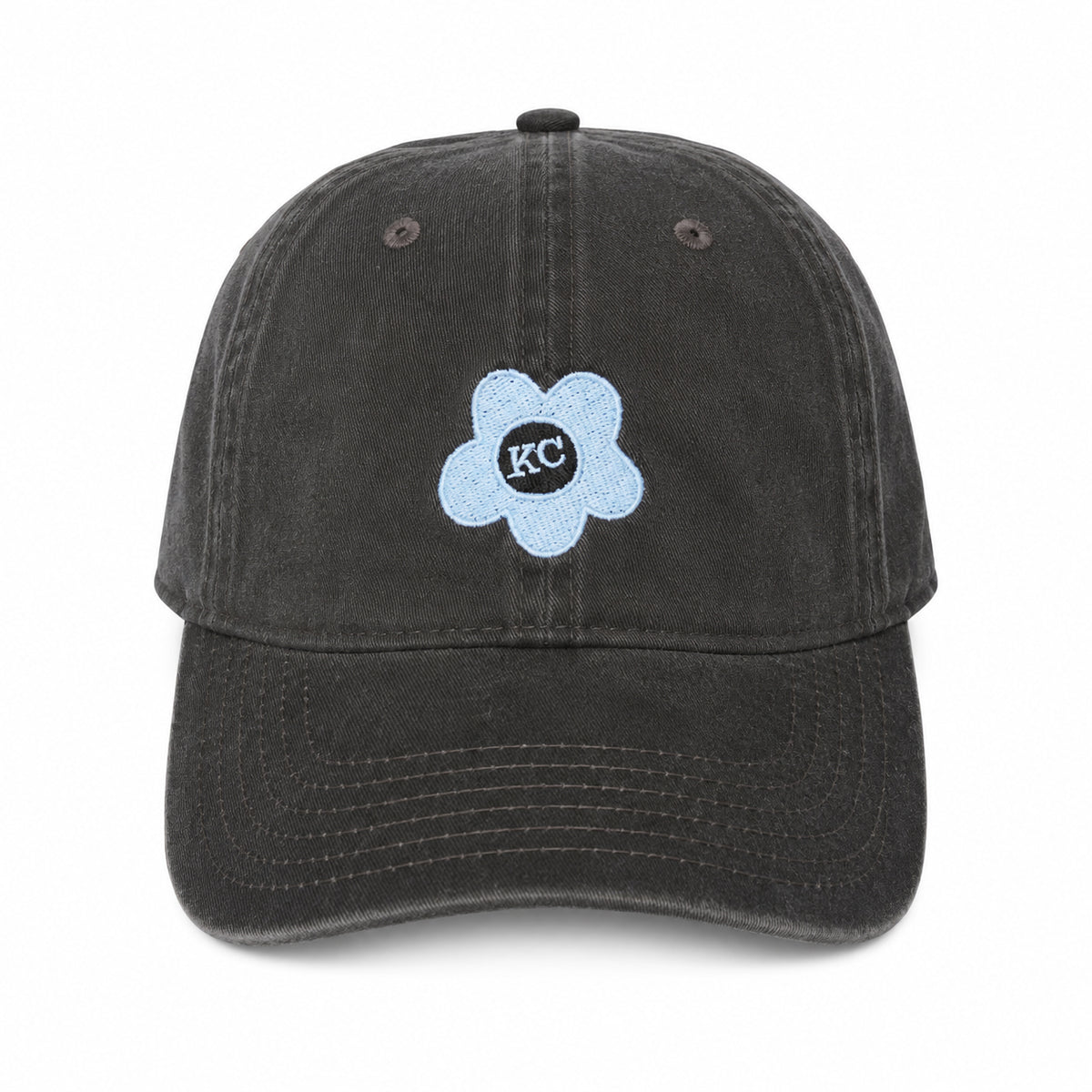 KC Embroidered Hat Flower - ADULT