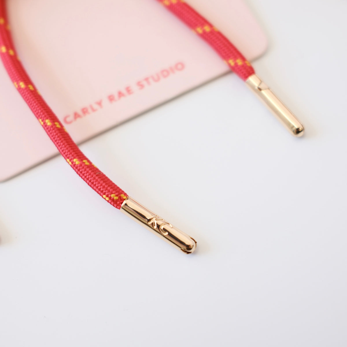 Shoe Charm & Laces Set - Red