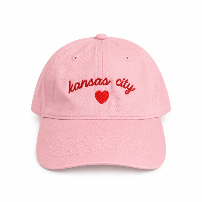 KC Cursive Hat Pink - YOUTH by Carly Rae Studio