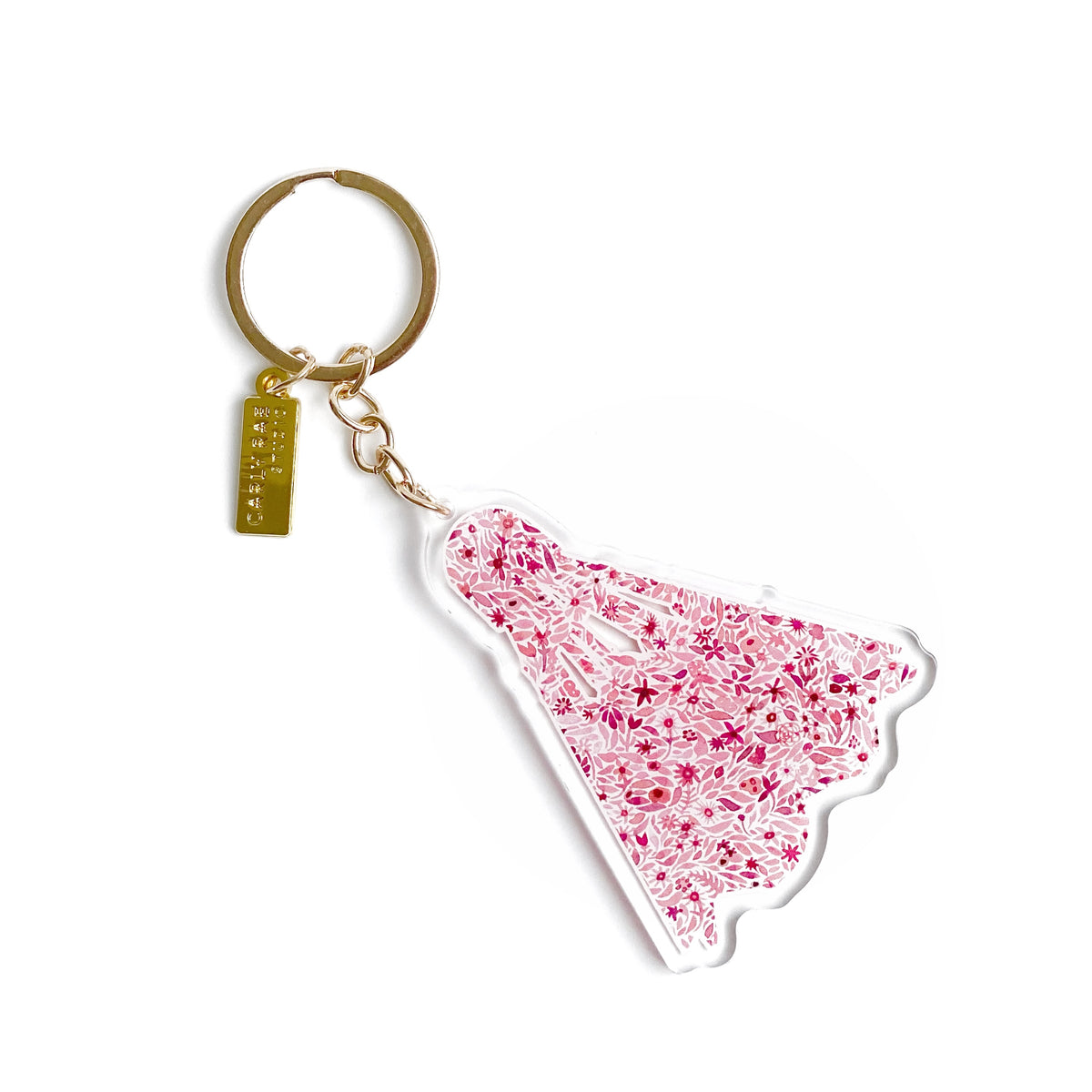 Shuttlecock Keychain