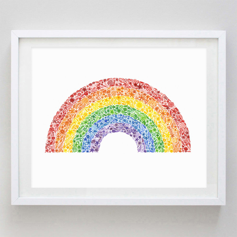 Rainbow print