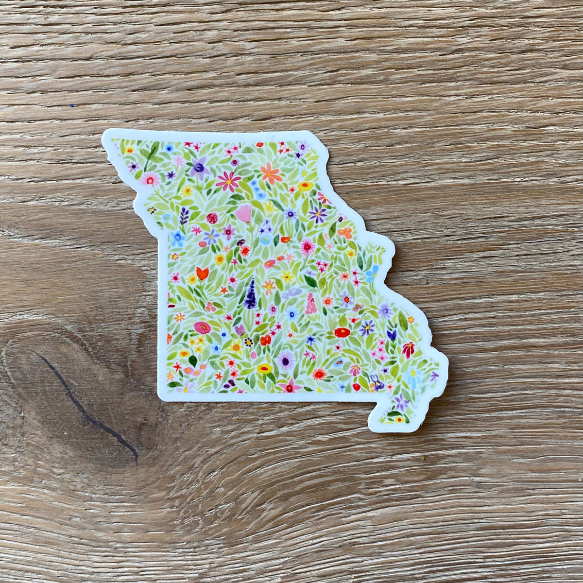Floral Missouri Sticker