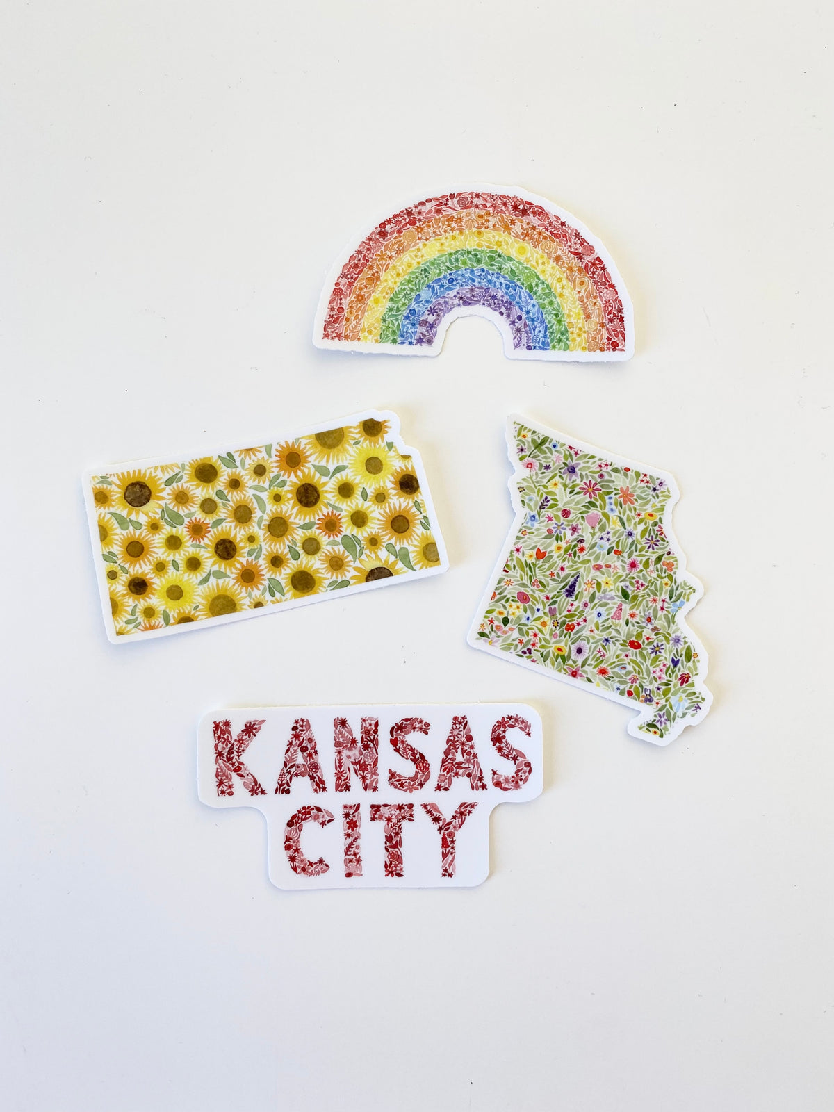 Floral Missouri Sticker