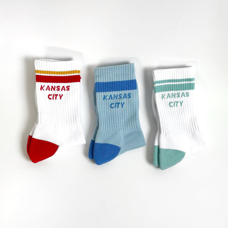 Kansas City Crew Socks - Blue