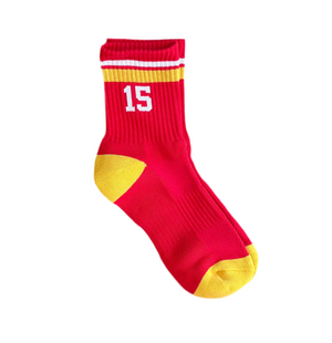 Kansas City Crew Socks - Red 15