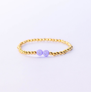 Gold Purple KC Bracelet