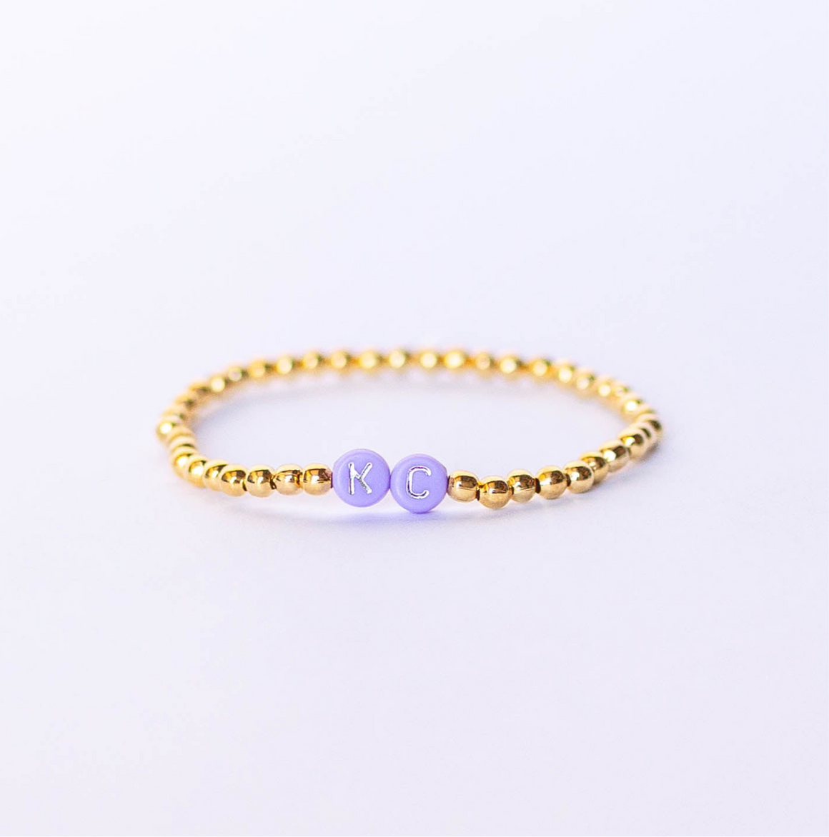 Gold Purple KC Bracelet