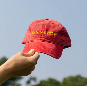 Kansas City Embroidered Hat - Red