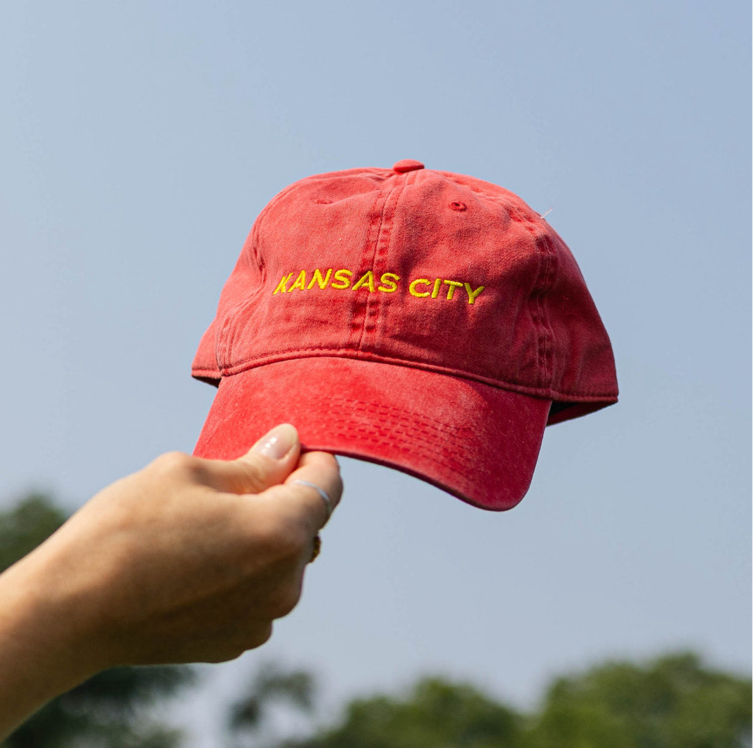 Kansas City Embroidered Hat - Red