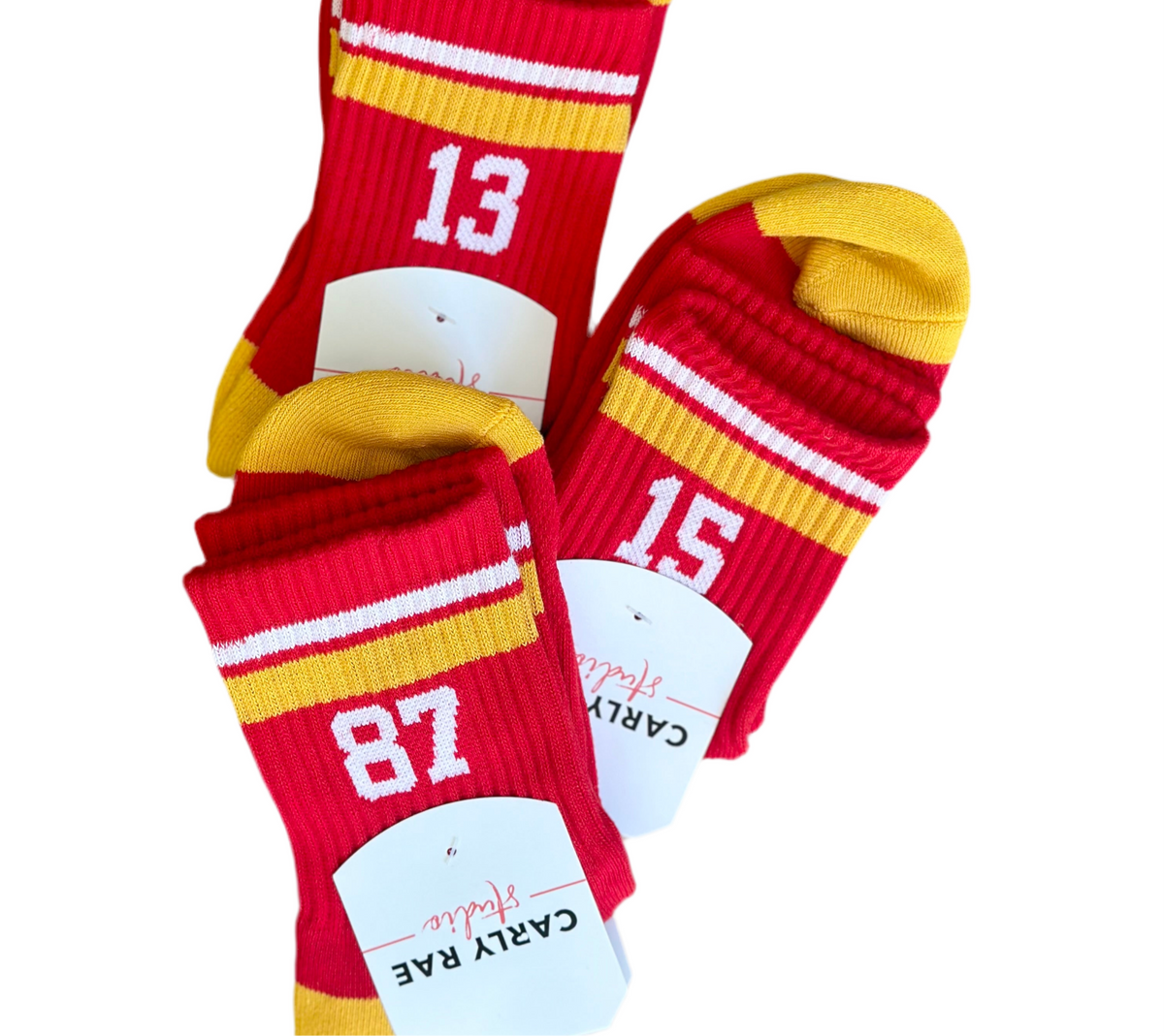 Kansas City Crew Socks - Red 87