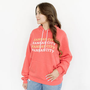 Kansas City Wavy Hoodie - Red