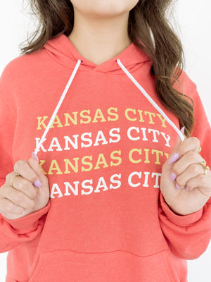 Kansas City Wavy Hoodie - Red