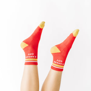 Kansas City Crew Socks - Red 15