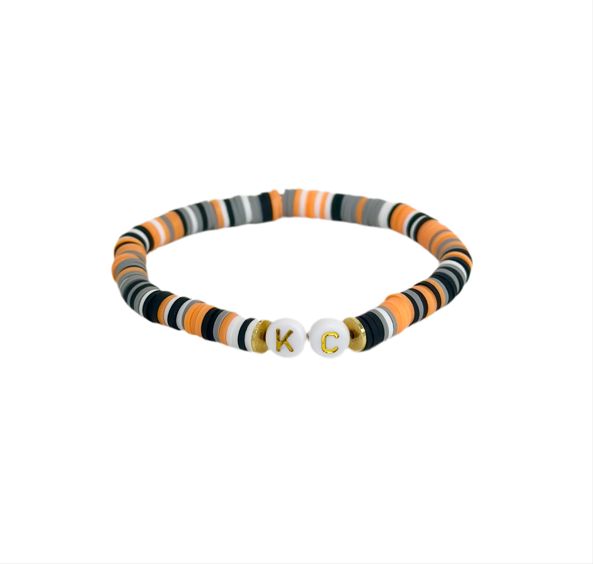 KC Bracelet - Orange/Black/Grey