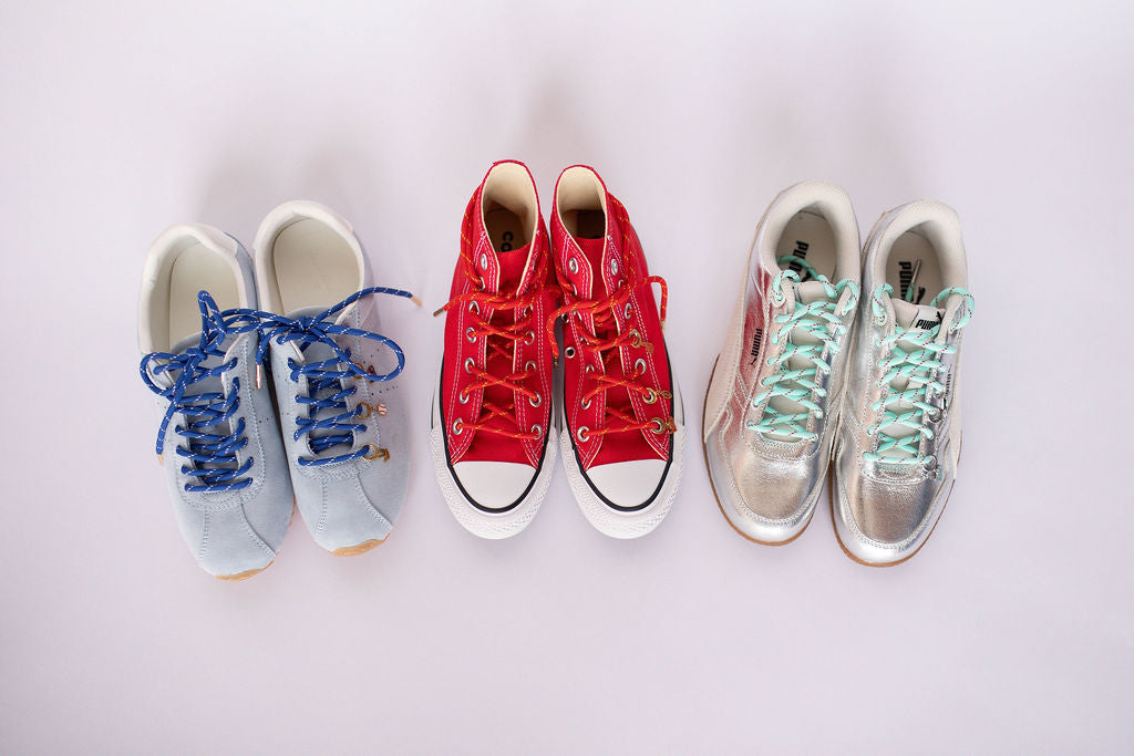 Shoe Charm & Laces Set - Red