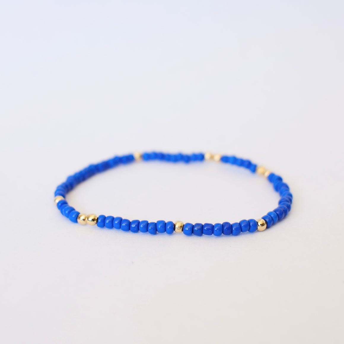 Royal Blue Game Day Stretch Bracelet
