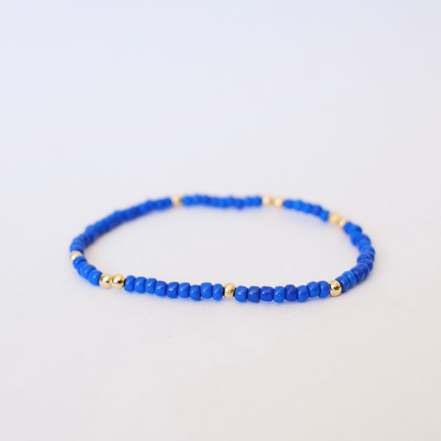 Royal Blue Game Day Stretch Bracelet