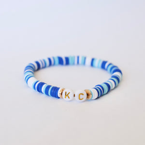 KC Bracelet - Blues and White