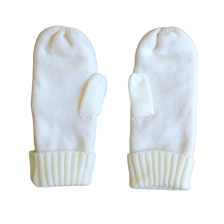 KC Mittens - Cream