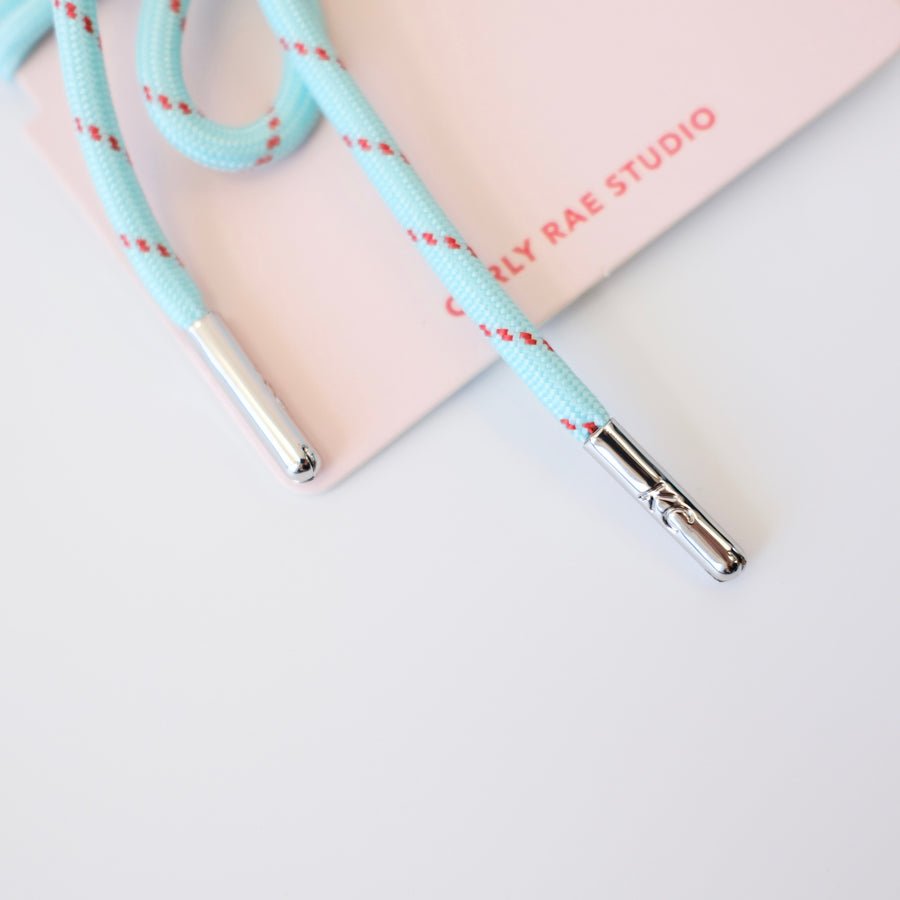 Shoe Charm & Laces Set - Teal