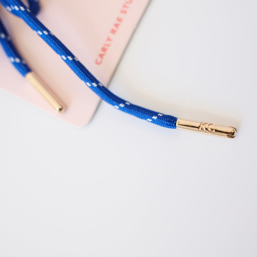 Shoe Charm & Laces Set - Blue