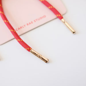 Shoe Charm & Laces Set - Red