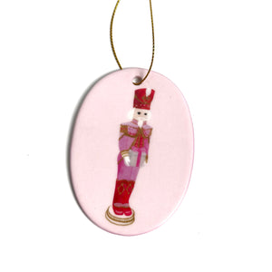 Pink Nutcracker Ornament