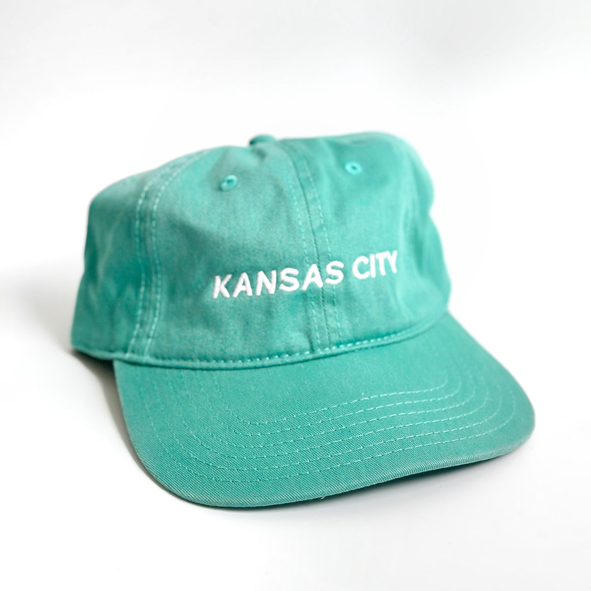 Kansas City Embroidered Hat - Teal