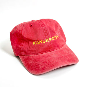 Kansas City Embroidered Hat - Red
