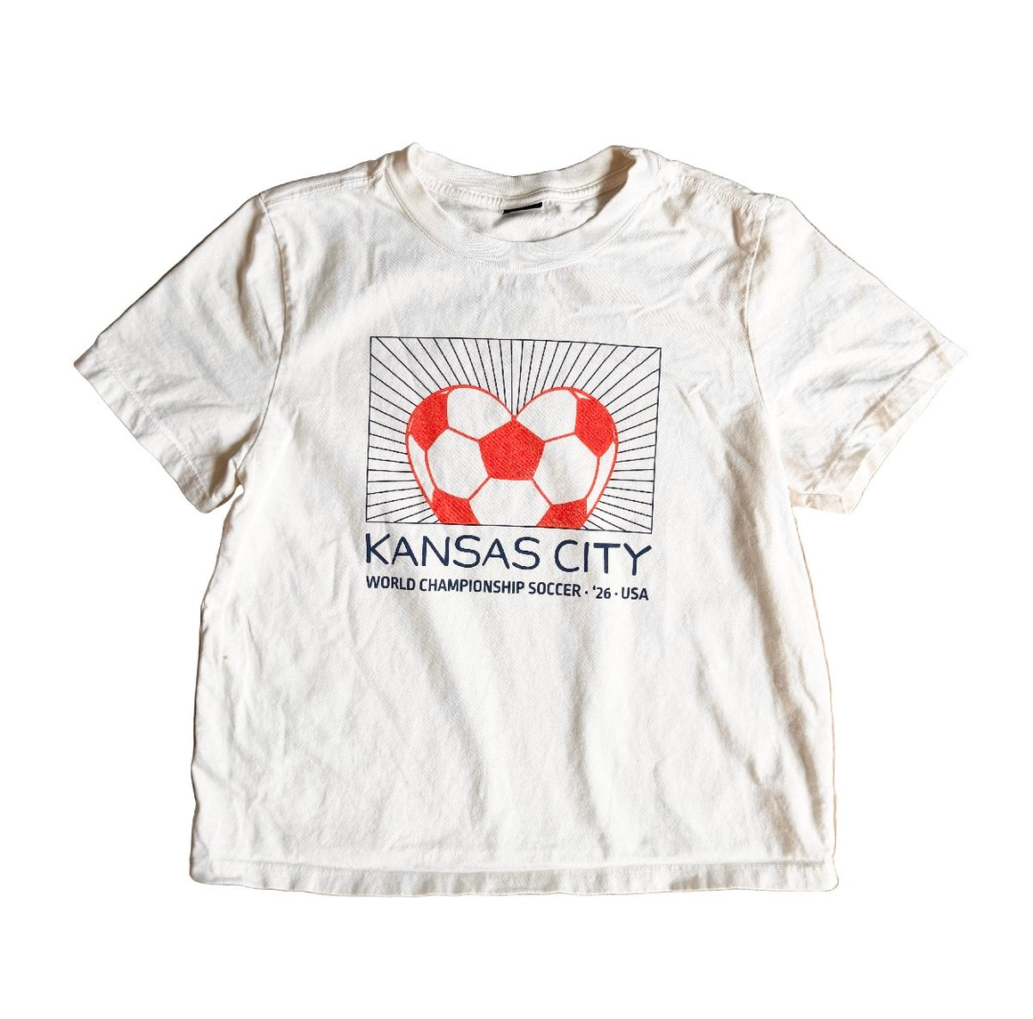 Soccer World Championship Tee - Red & Blue