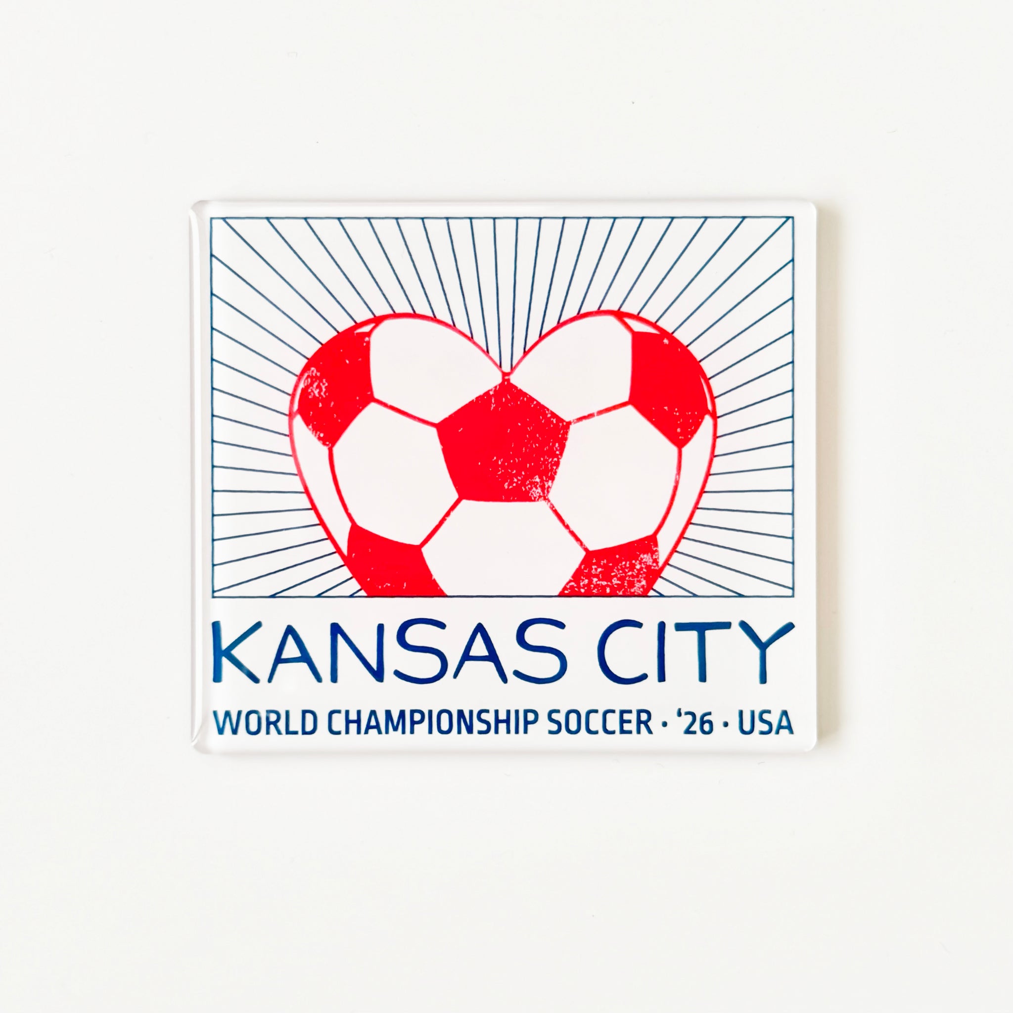 Kansas City World Championship Soccer Magnet