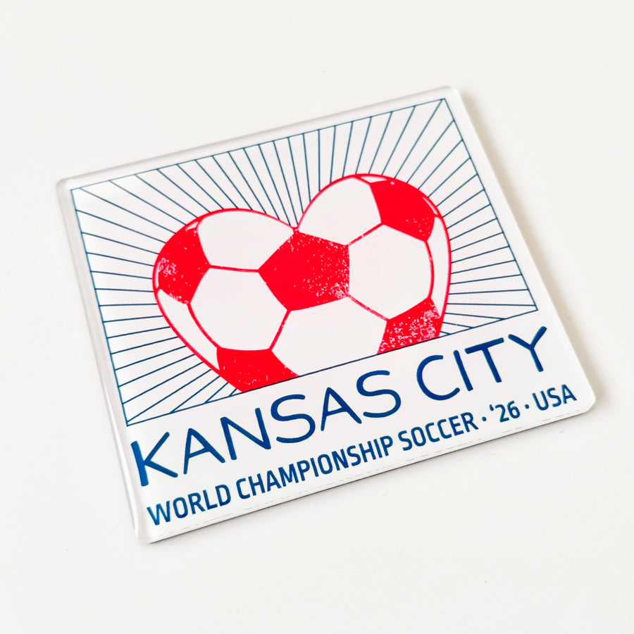 Kansas City World Championship Soccer Magnet