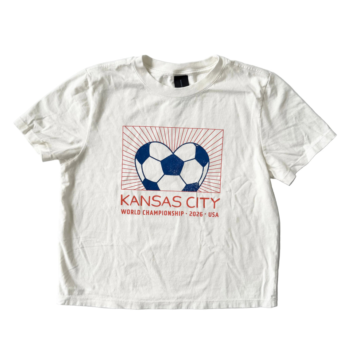 Soccer World Championship Tee - Ivory