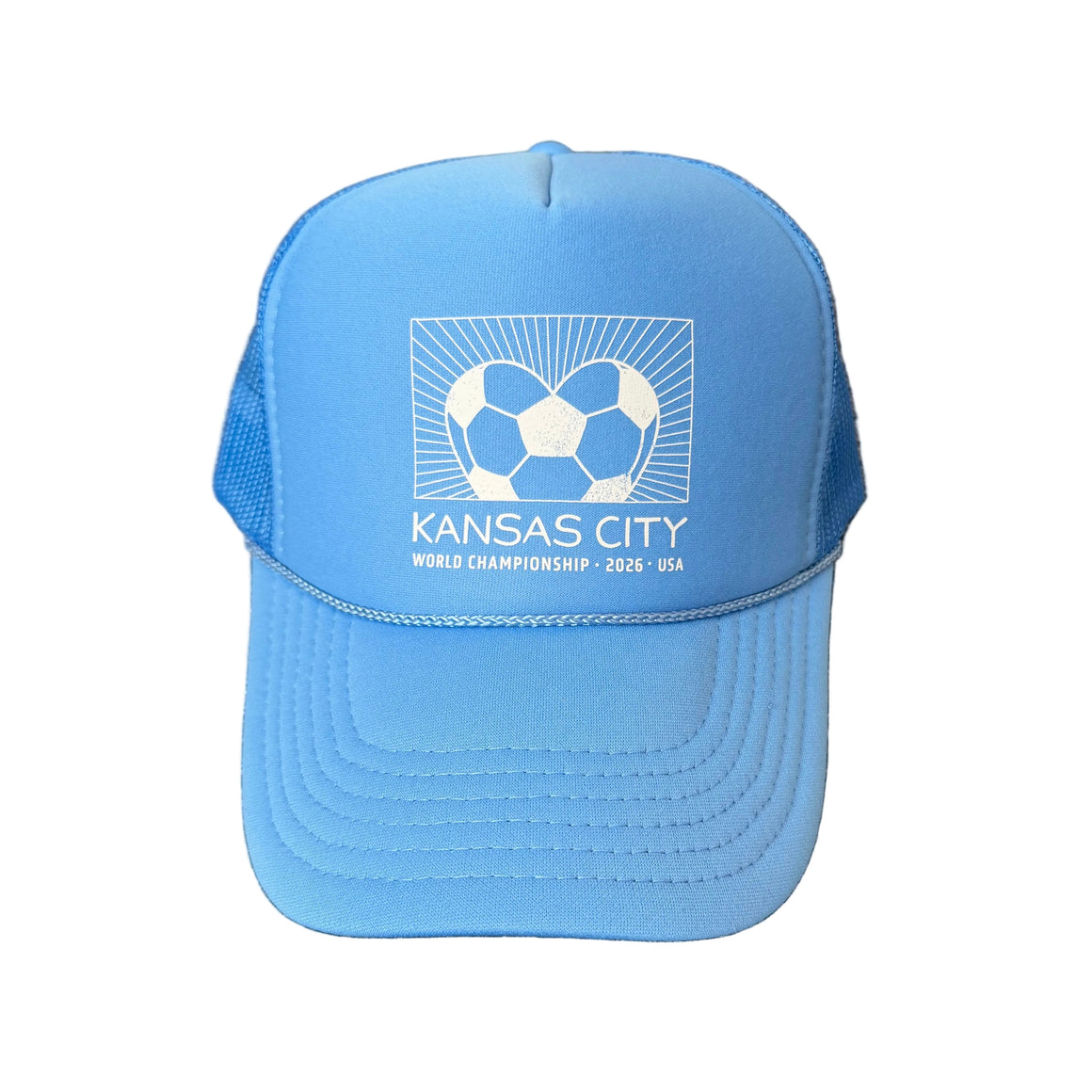 Kansas City Championship Soccer Trucker Hat - Blue
