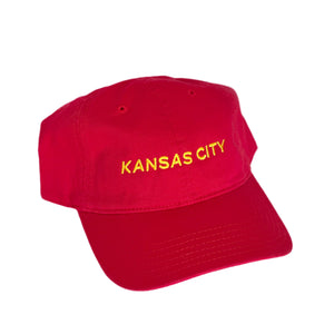 Kansas City Embroidered Hat - Red