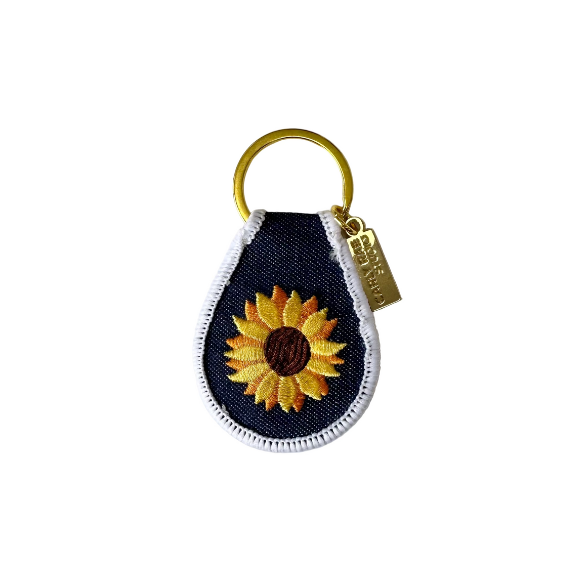 Keychain Tab - Sunflower