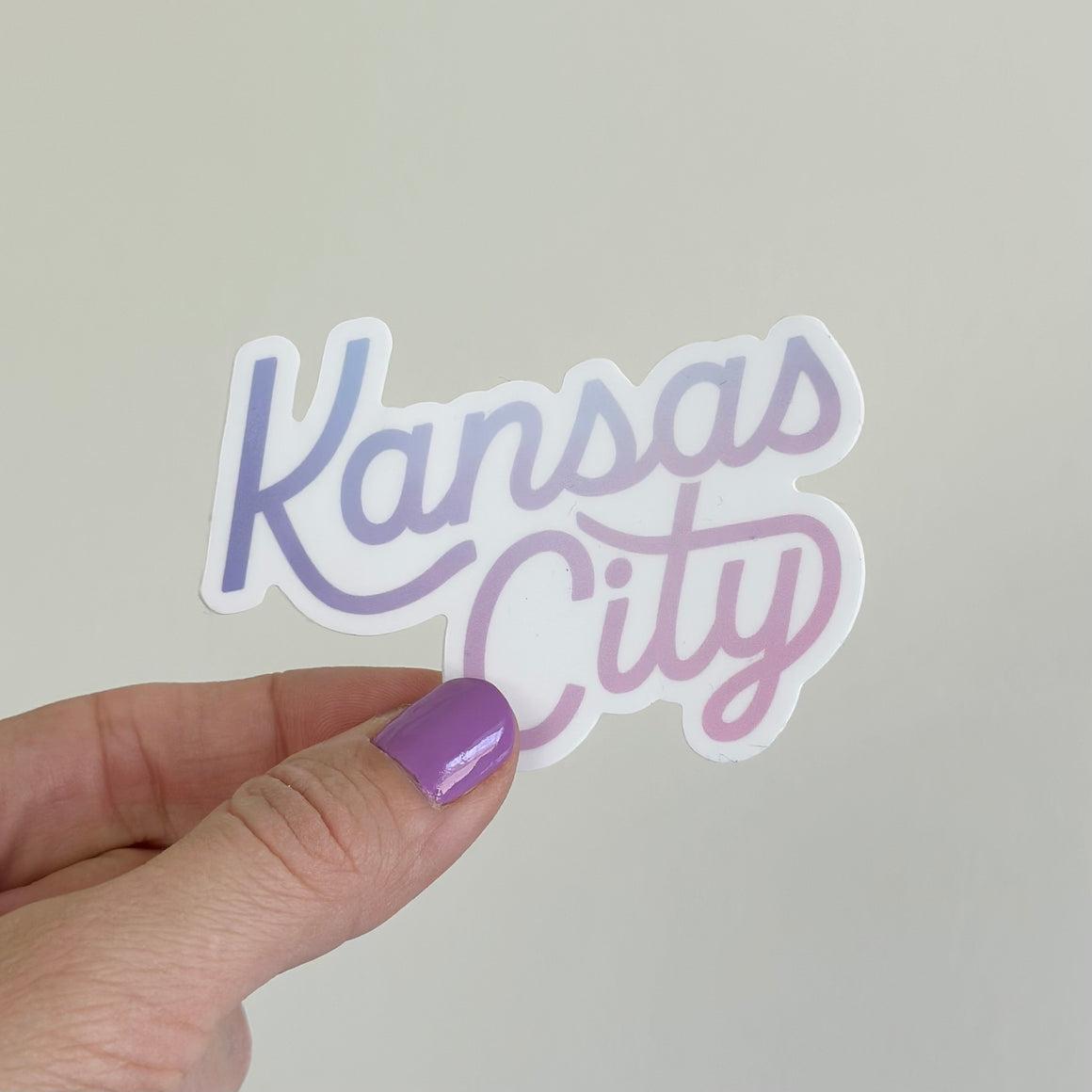 Kansas City Purple Pink Sticker
