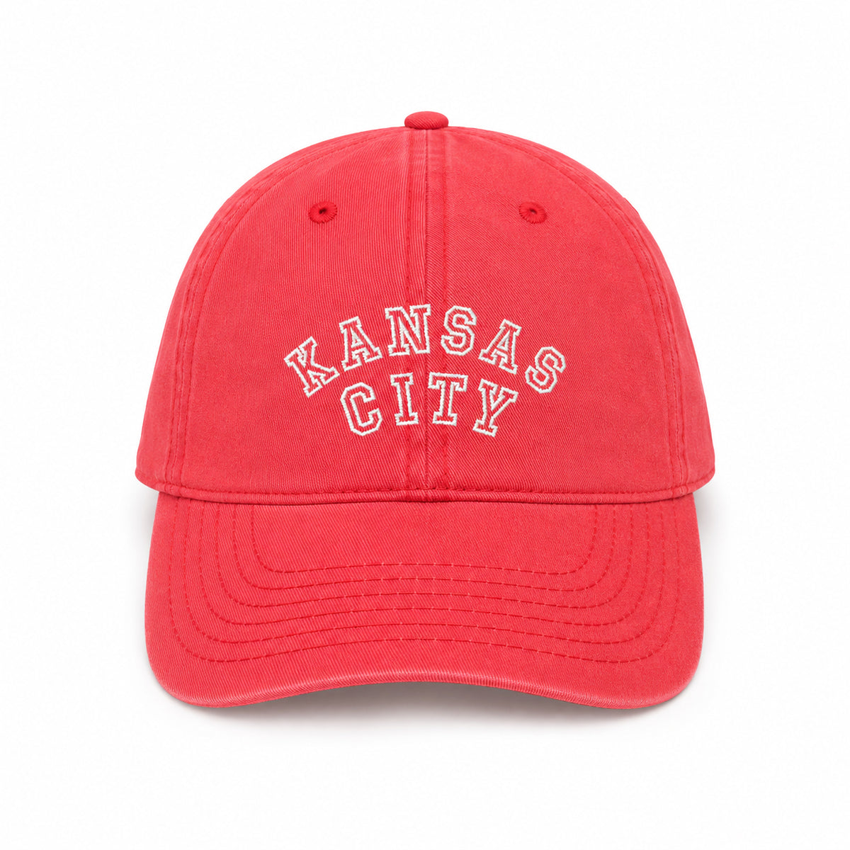 KC Embroidered Hat Sporty Red - ADULT