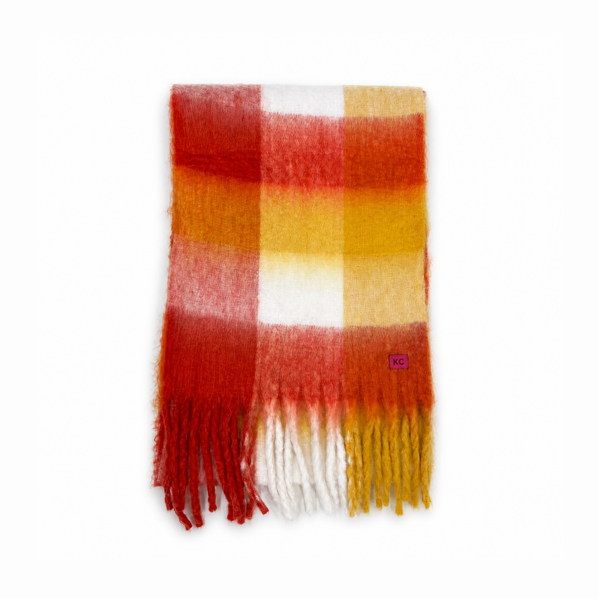 KC Scarf - Red & Gold