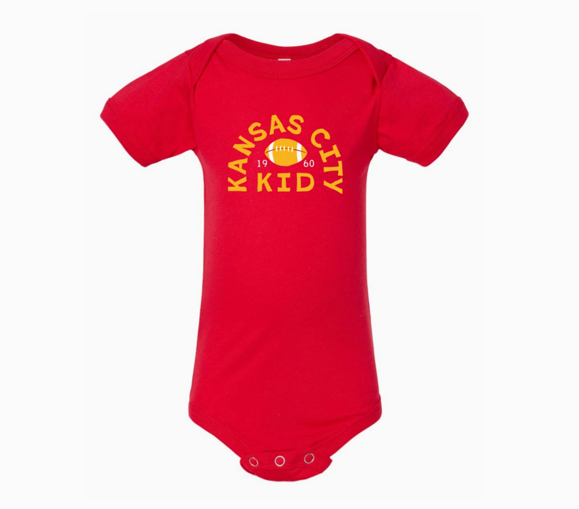 Kansas City Kid Onesie - Red