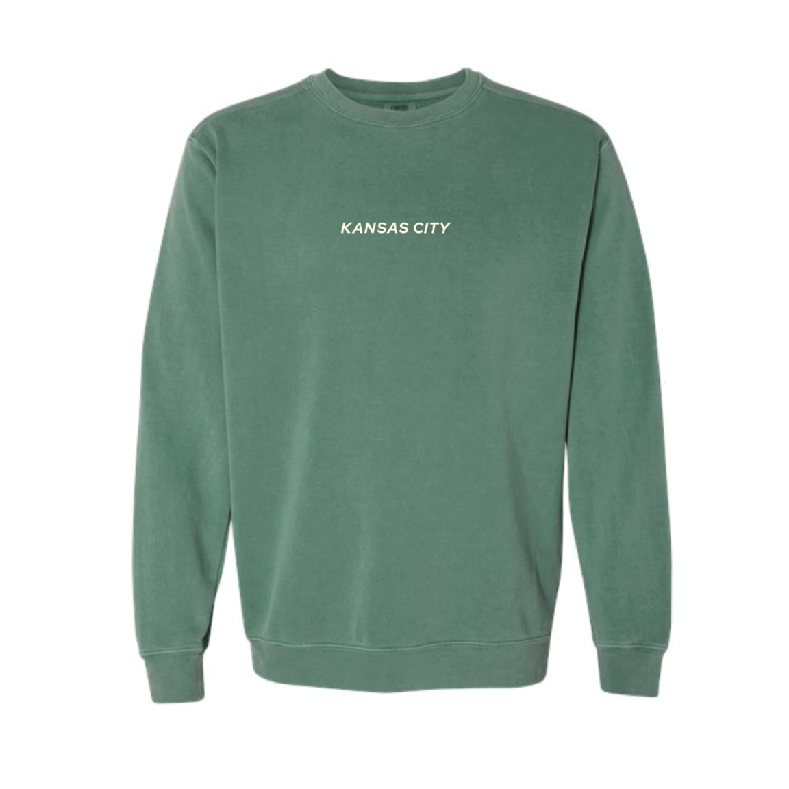 Kansas City Embroidered Sweatshirt - Green