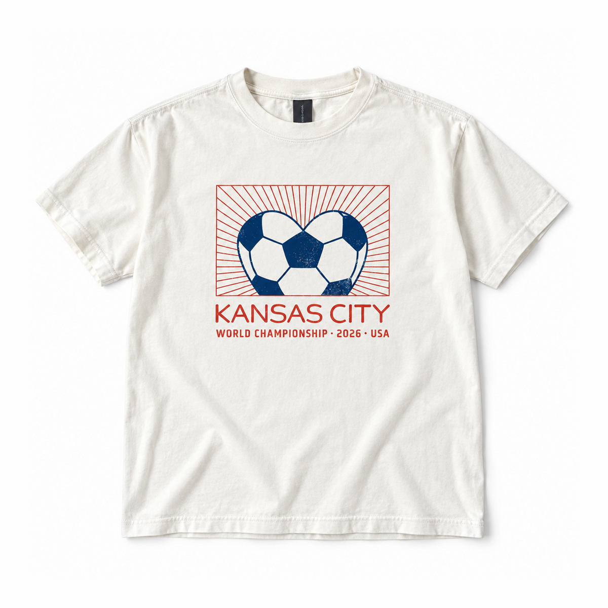 Soccer World Championship Tee - Ivory