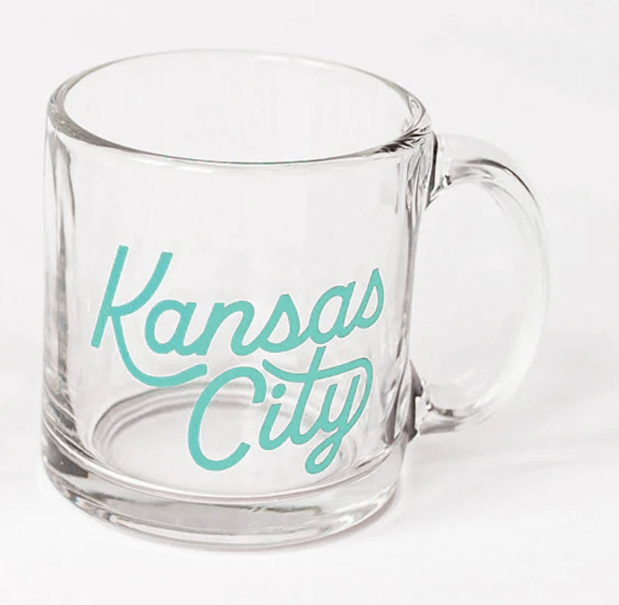 Kansas City Script Mug Teal