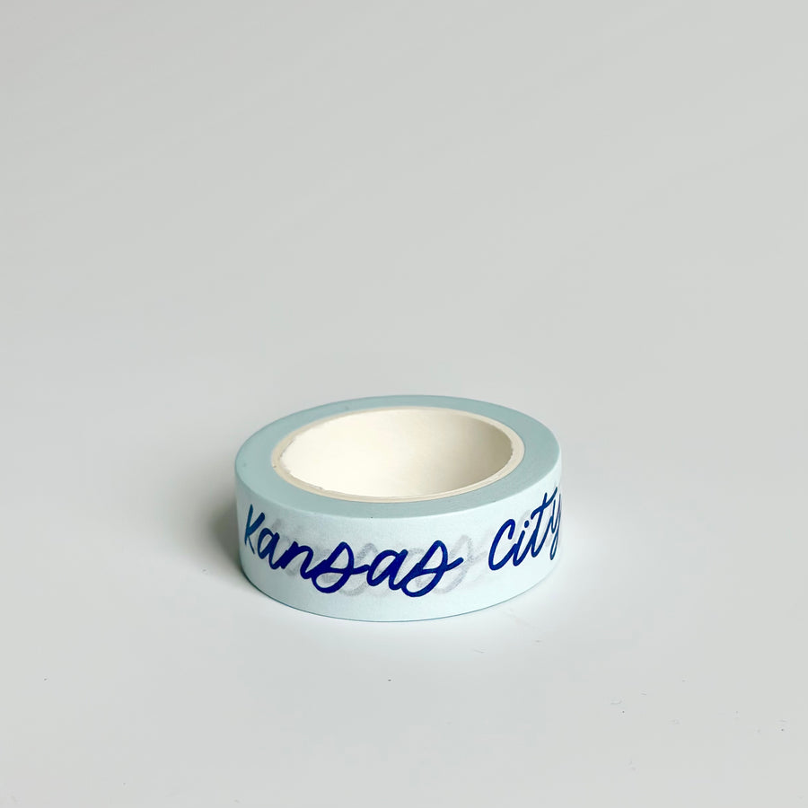 Washi Tape - Blue Kansas City