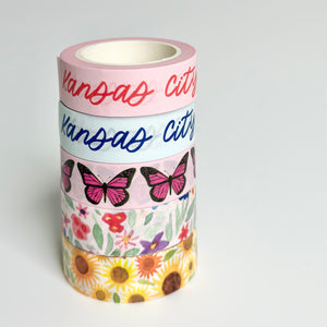 Washi Tape - Pink Monarch Butterfly