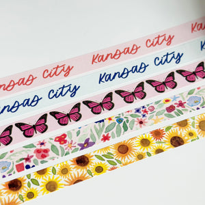 Washi Tape - Pink Monarch Butterfly