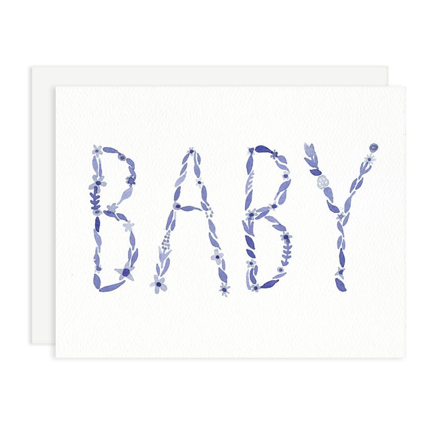 Baby Floral Card