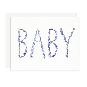 Baby Floral Card